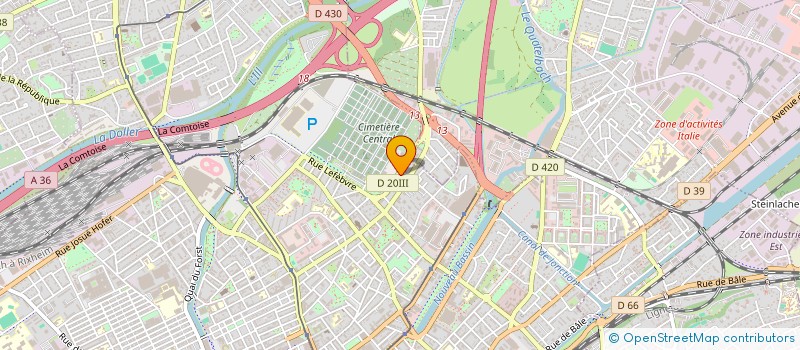 localisation de l'entreprise SYND COPROPRIETAIRE RESIDENCE PICCADILLY  MULHOUSE