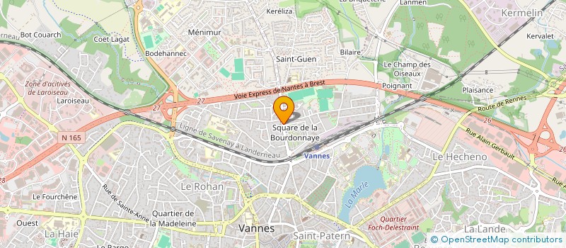 localisation de l'entreprise SYND COPROPRIETAIRE RESIDENCE WILSON à VANNES
