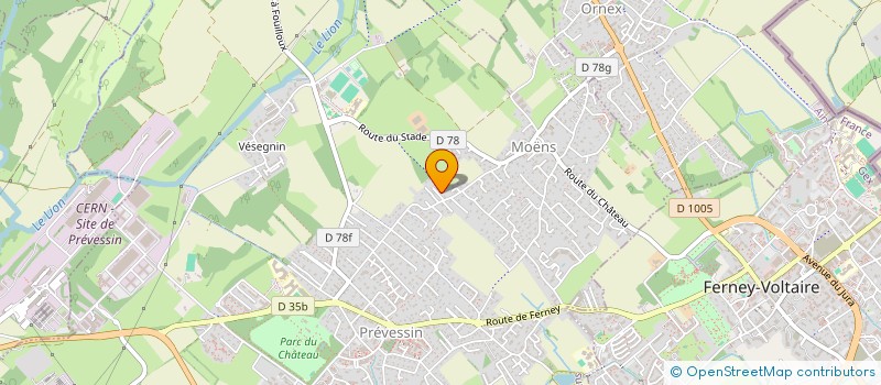 localisation de l'entreprise SYND COPROPRIETAIRE VILLA VOLTAIRE à PREVESSIN-MOENS