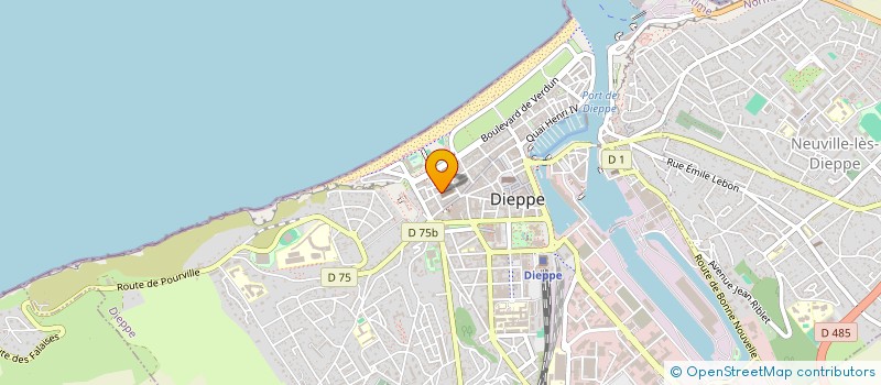 localisation de l'entreprise SYND.COPROPRIETAIRES  DIEPPE