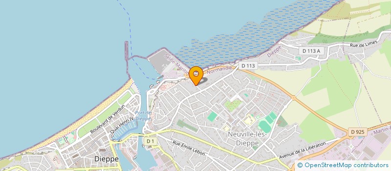 localisation de l'entreprise SYND COPROPRIETAIRES  DIEPPE