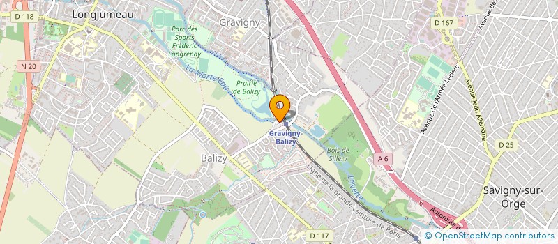 localisation de l'entreprise SYND COPROPRIETAIRES 1 ET 3 RUE BALIZY à LONGJUMEAU
