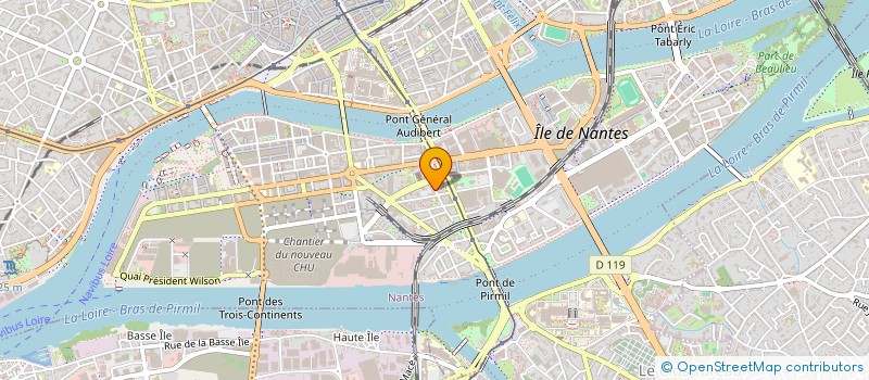 localisation de l'entreprise SYND COPROPRIETAIRES 10 12 PETITE BIESSE à NANTES