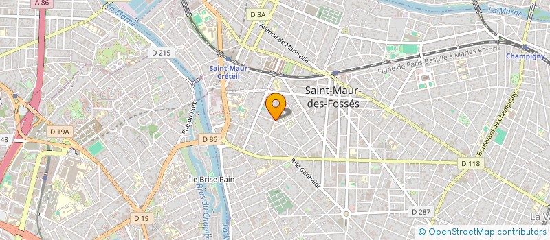 localisation de l'entreprise SYND COPROPRIETAIRES 10 RUE DUSSAULT à SAINT-MAUR-DES-FOSSES
