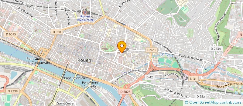 localisation de l'entreprise SYND COPROPRIETAIRES 104 R EAU DE ROBEC à ROUEN