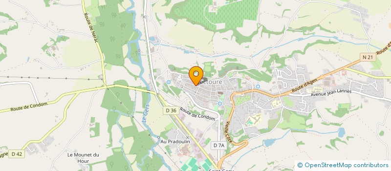 localisation de l'entreprise SYND COPROPRIETAIRES 106  NAT A LECTOURE  LECTOURE