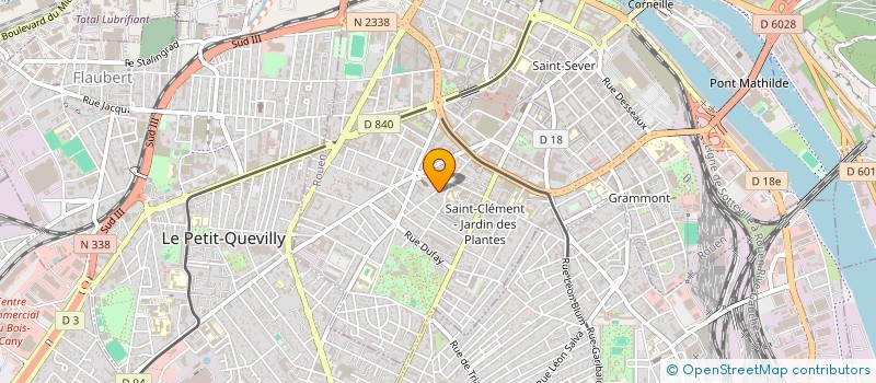 localisation de l'entreprise SYND COPROPRIETAIRES 107 RUE LOUIS BLANC à ROUEN