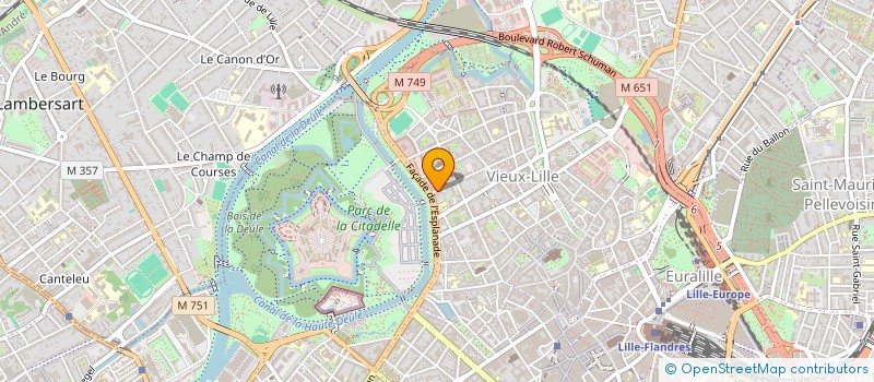 localisation de l'entreprise SYND COPROPRIETAIRES 111 RUE JEMMAPES à LILLE