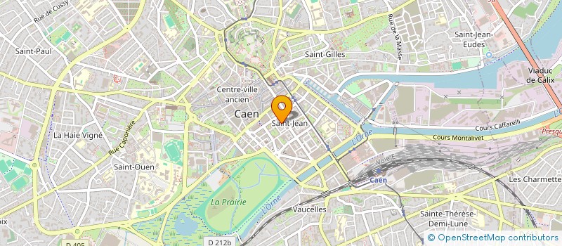 localisation de l'entreprise SYND COPROPRIETAIRES 12-14 R CARMELITES à CAEN