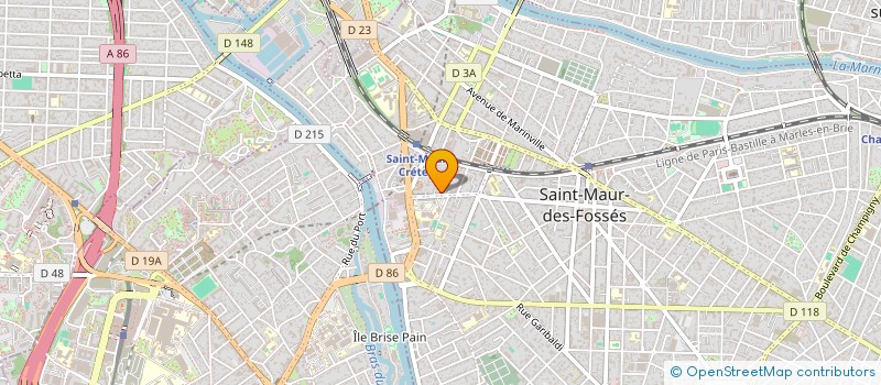localisation de l'entreprise SYND COPROPRIETAIRES 13 R ANDRE BOLLIER à SAINT-MAUR-DES-FOSSES