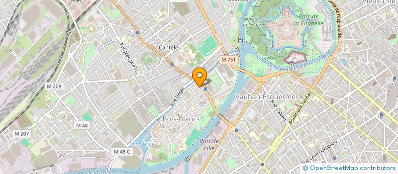 localisation de l'entreprise SYND COPROPRIETAIRES 13 RUE DE BERGUES à LILLE