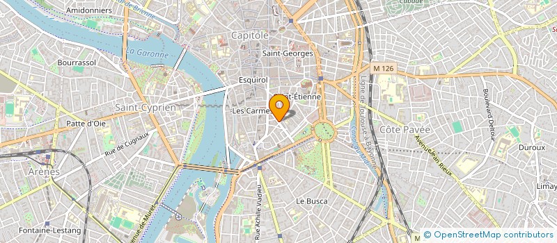 localisation de l'entreprise SYND COPROPRIETAIRES 13 RUE OZENNE  TOULOUSE