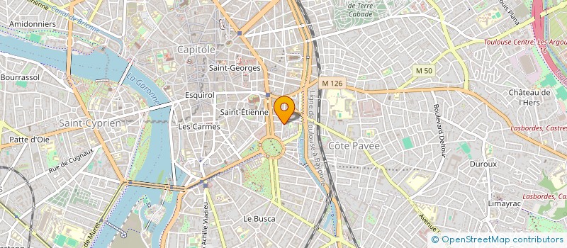 localisation de l'entreprise SYND COPROPRIETAIRES 16 RUE POTIERS  TOULOUSE