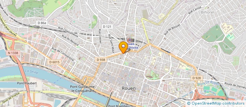 localisation de l'entreprise SYND COPROPRIETAIRES 17 BD DE LA MARNE à ROUEN