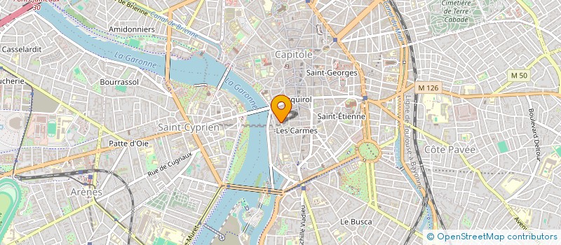 localisation de l'entreprise SYND COPROPRIETAIRES 17 RUE COUTELIERS à TOULOUSE