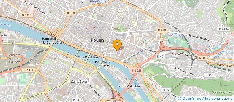 localisation de l'entreprise SYND COPROPRIETAIRES 17 RUE VICTOR HUGO à ROUEN