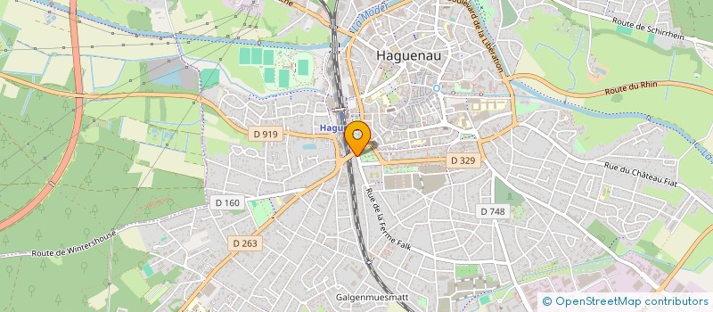 localisation de l'entreprise SYND COPROPRIETAIRES 2 RUE FERME FALK  HAGUENAU