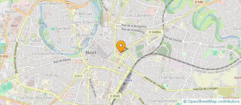 localisation de l'entreprise SYND COPROPRIETAIRES 20 AV DE PARIS  NIORT