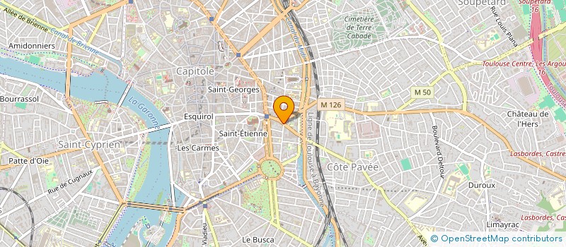 localisation de l'entreprise SYND COPROPRIETAIRES 22 B PLACE DUPUY à TOULOUSE