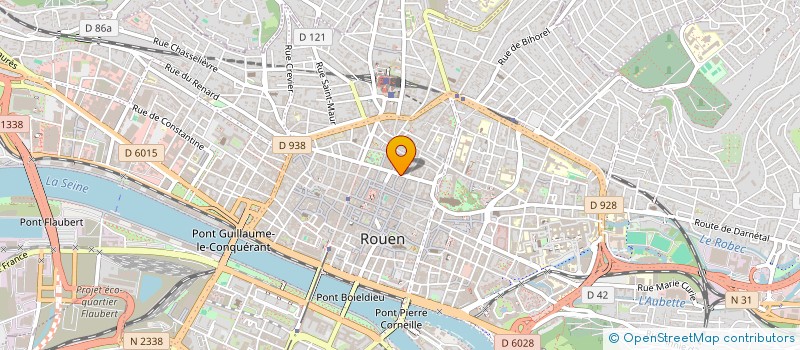 localisation de l'entreprise SYND COPROPRIETAIRES 23 RUE THIERS à ROUEN