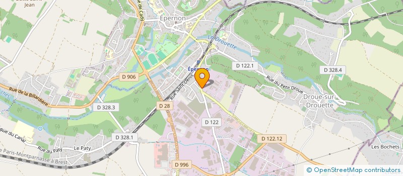 localisation de l'entreprise SYND COPROPRIETAIRES 25 RUE DE L AVENIR à EPERNON