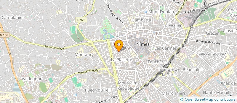 localisation de l'entreprise SYND COPROPRIETAIRES 27 RUE EMILE JAMAIS  NIMES