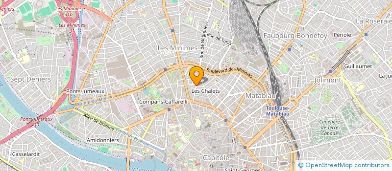 localisation de l'entreprise SYND COPROPRIETAIRES 31 RUE LA BALANCE à TOULOUSE