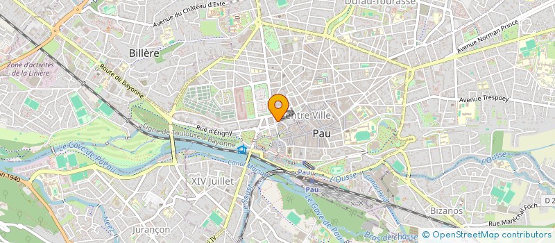 localisation de l'entreprise SYND COPROPRIETAIRES 32 RUE TRAN à PAU