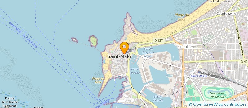 localisation de l'entreprise SYND COPROPRIETAIRES  SAINT-MALO