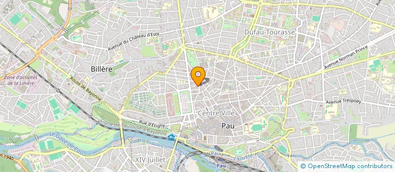 localisation de l'entreprise SYND COPROPRIETAIRES 35 RUE MONTPEZAT à PAU
