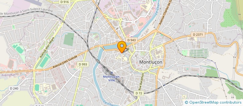localisation de l'entreprise SYND COPROPRIETAIRES 39 AV JULES FERRY à MONTLUCON