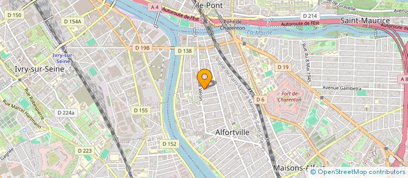 localisation de l'entreprise SYND COPROPRIETAIRES à ALFORTVILLE