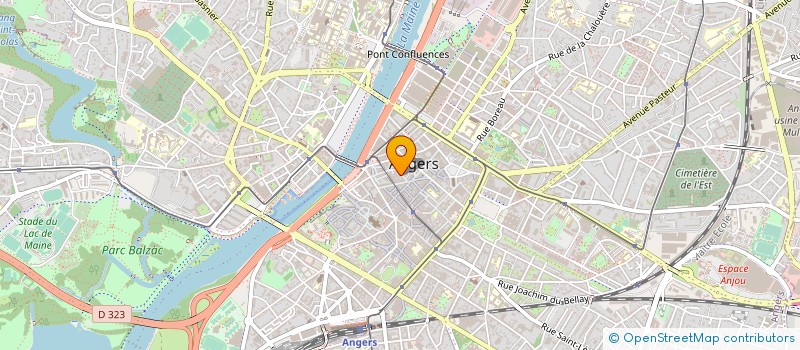 localisation de l'entreprise SYND COPROPRIETAIRES à ANGERS