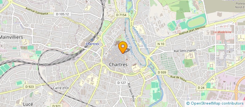 localisation de l'entreprise SYND COPROPRIETAIRES 5.7.9 RUE CHANGES à CHARTRES