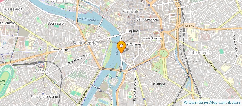 localisation de l'entreprise SYND COPROPRIETAIRES 50 QUAI TOUNIS  TOULOUSE