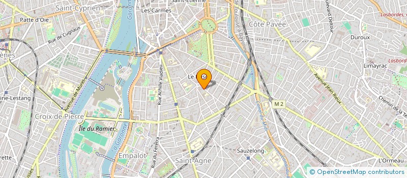 localisation de l'entreprise SYND COPROPRIETAIRES 57 RUE LEO LAGRANGE  TOULOUSE