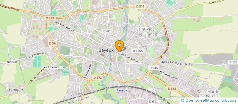 localisation de l'entreprise SYND COPROPRIETAIRES 65 ET 67 R ST JEAN  BAYEUX