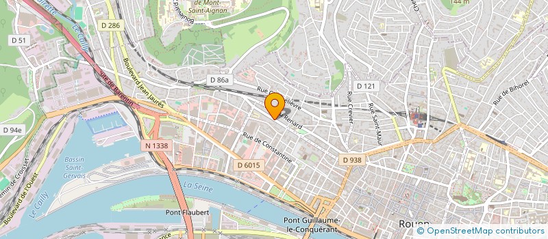 localisation de l'entreprise SYND COPROPRIETAIRES 77 RUE S GIRARDIN à ROUEN