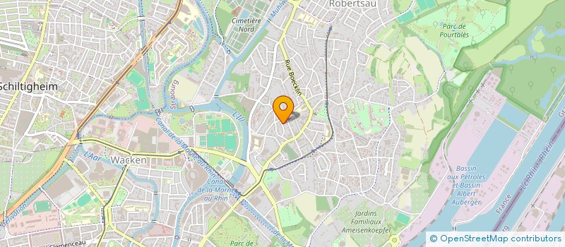 localisation de l'entreprise SYND COPROPRIETAIRES 8-10 R SOUFFLENHEIM à STRASBOURG