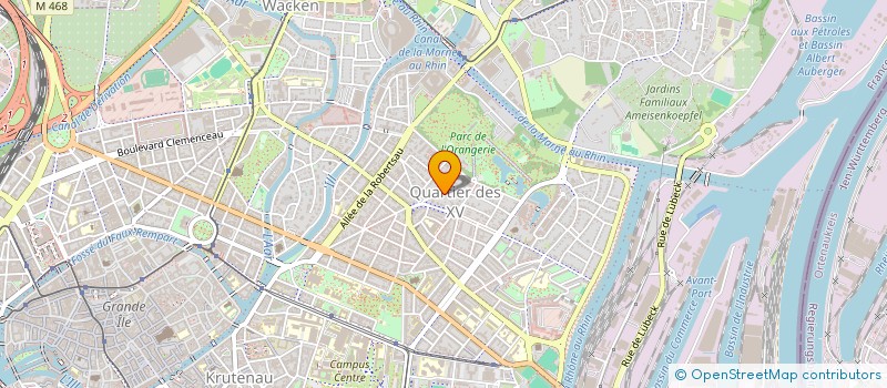 localisation de l'entreprise SYND COPROPRIETAIRES 8 RUE TRUBNER à STRASBOURG
