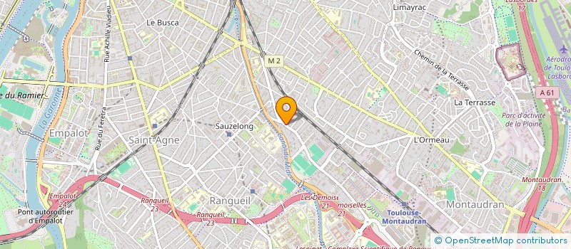 localisation de l'entreprise SYND COPROPRIETAIRES 83 AV LESPINET  TOULOUSE