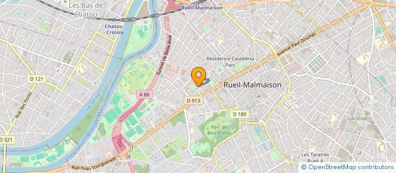 localisation de l'entreprise SYND COPROPRIETAIRES ALLEE DE LA PAGERIE à RUEIL-MALMAISON