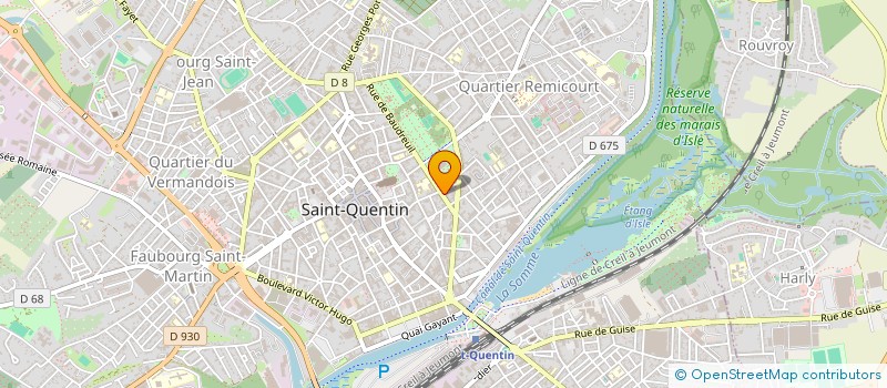 localisation de l'entreprise SYND COPROPRIETAIRES BAUDREUIL à SAINT-QUENTIN