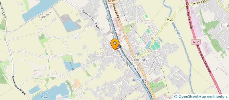 localisation de l'entreprise SYND COPROPRIETAIRES BERGES CANAL  SAINT-JORY