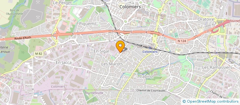localisation de l'entreprise SYND COPROPRIETAIRES BOIS DE CABIROL à COLOMIERS