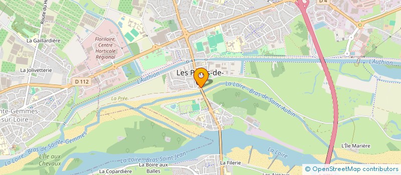 localisation de l'entreprise SYND COPROPRIETAIRES BRAULT GAUTHIER  LES PONTS-DE-CE