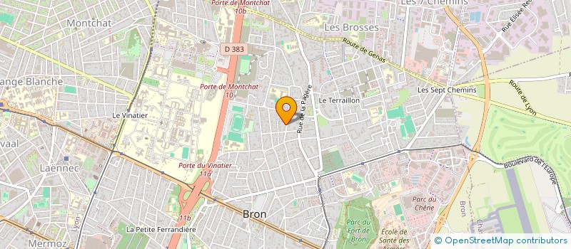 localisation de l'entreprise SYND COPROPRIETAIRES BRON VERDUN  BRON