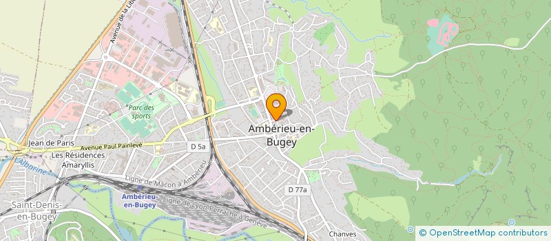 localisation de l'entreprise SYND COPROPRIETAIRES CLOS DUTILLIER à AMBERIEU-EN-BUGEY