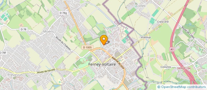 localisation de l'entreprise SYND COPROPRIETAIRES COPROPRIETE LA DOLE  FERNEY-VOLTAIRE