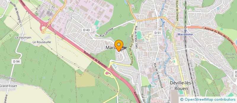 localisation de l'entreprise SYND COPROPRIETAIRES COTEAUX DU ROY II  MAROMME